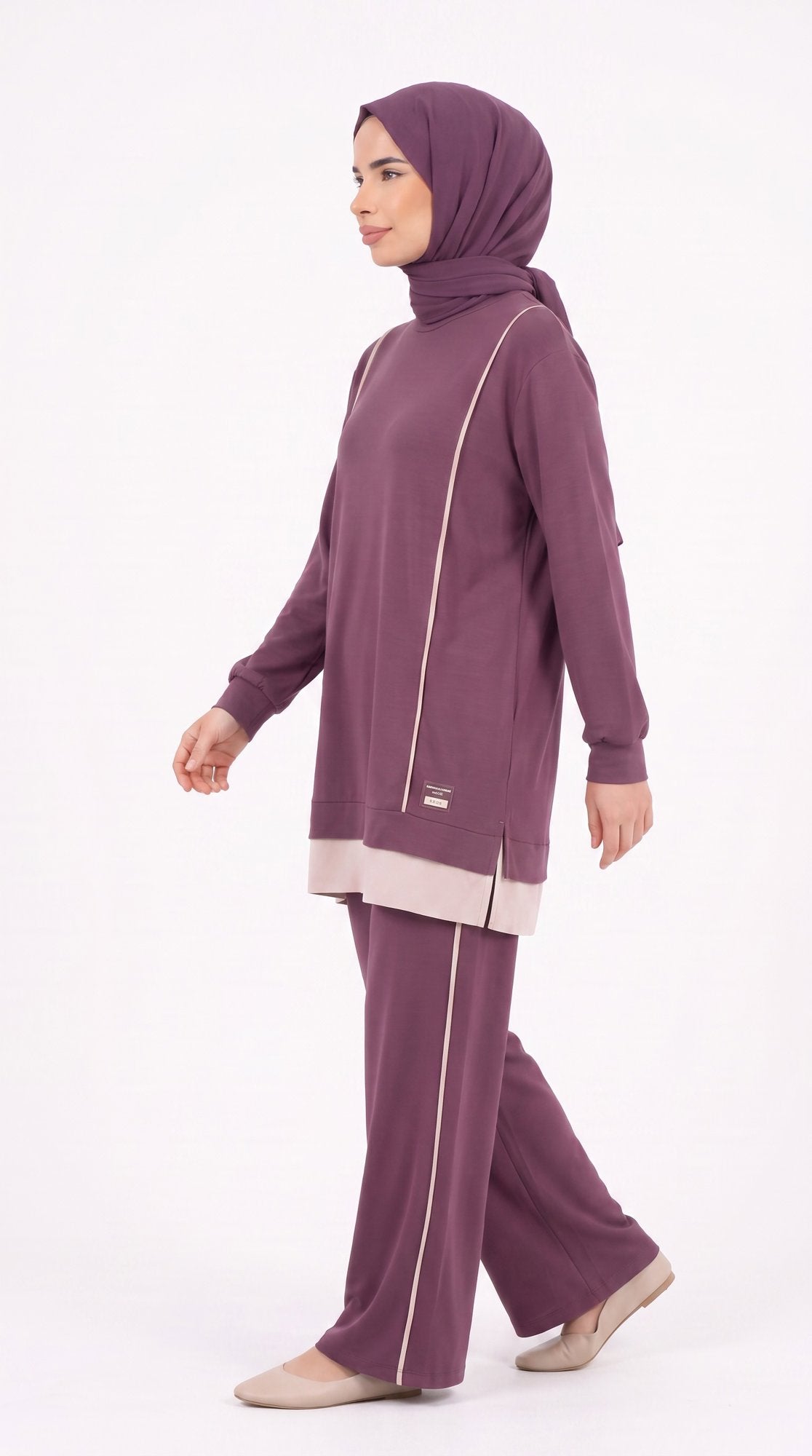 BLUDAYS ELBİSE 26164 — BORDO