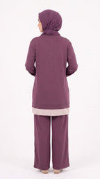 BLUDAYS ELBİSE 26164 — BORDO