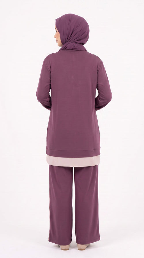 BLUDAYS ELBİSE 26164 — BORDO
